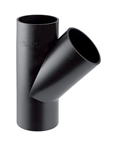 Geberit Pe Abzweig 368139161 DN 125/125, 45Grad, PE-HD