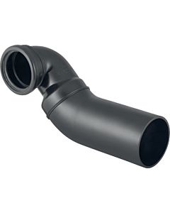 Geberit Pe Anschlussbogen 367913161 DN 100/90, 90Grad, PE-HD, für Wand-WC, links gekröpft
