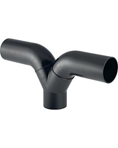 Geberit Pe Hosenabzweig 367458161 DN 100/100, 2x90Grad, mit langen Schenkeln, PE-HD