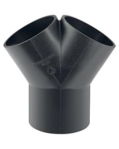 Geberit Pe Hosenabzweig 365465161 DN 70/56, 2x30Grad, PE-HD