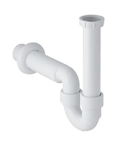 Geberit Rohrbogengeruchsverschluss 152742111 1 1/2" x 40 mm, Abgang horizontal, für Spülbecken, Kunststoff, weiß