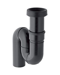 Geberit odor trap 167734161 Ø 110 mm, vertical outlet, for Hock- WC , PE-HD, black