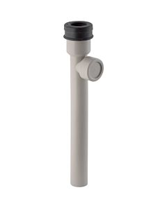 Geberit overflow pipe 150245061 granite gray, with additional connection / sleeve