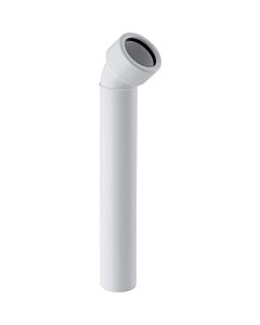 Geberit raccordement de vidange Geberit 152222111 45 degrés, avec raccord à compression, plastique, blanc , Ø 40 mm