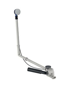 Geberit d52 bath drain 150525216 with rotary actuation, with finishing kit, length 73cm, high-gloss chrome-plated