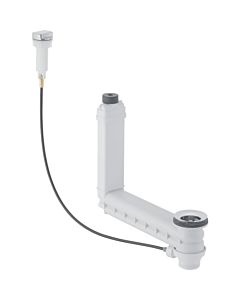 vanne de décharge / trop-plein Geberit Clou 152019001 avec tirette-câble / poignée rotative, pour Waschtische sans trop-plein visible