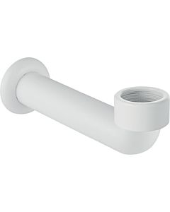 Geberit connection bend 152665111 Ø 50 mm, 90 degrees, with wall rosette, plastic, white