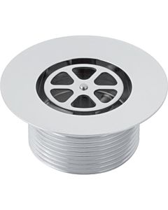 Geberit Ablaufventil mit Rundgewinde G1 152901211 1/2" di40 glanzverchromt H 4,5