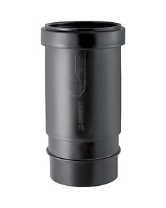 Geberit Pe Langmuffe 365700161 DN 70, mit Doppelbund und Schutzdeckel, PE-HD