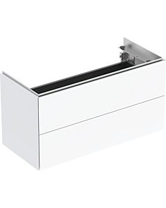 Geberit One meuble sous-vasque 500385011 2 tiroirs, 89,4x46,5x39,6cm, blanc brillant