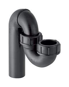 Geberit piège à odeurs 152042161 DN 56/56, entrée / sortie verticale, PE-HD, noir