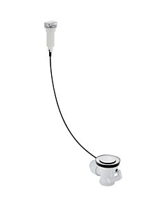 Geberit raccord d&#39;évier 152931201 2000 2000 / 2 &quot;, avec commande rotative, acier inoxydable poli