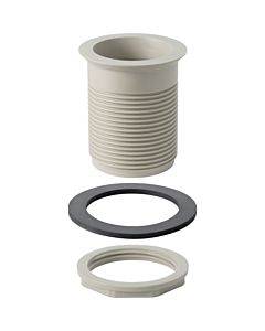 Geberit vidange match0 352328081 Rg 60 x 2000 / 8 &quot;, filetage rond, plastique, gris galet