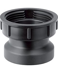Geberit pièce de raccordement 152181161 2 &quot;, DN 50, joint et écrou-union, PE-HD, noir