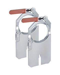 Geberit Aufspannplatten-Set 359812001 verchromt, DN 70, Ø 75mm, für Schweißmaschine