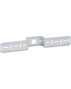 Geberit Mounting plate 601733001 discontinued, single, galvanized, for one tap connection
