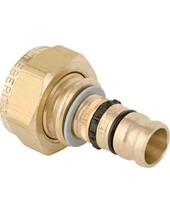 Geberit transition Mepla 602585005 Ø 20mmxG 1 1/2, laiton rouge, avec écrou-raccord