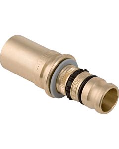 Geberit Mepla Übergang 601508005 Ø 16 - 15mm, Rotguss, mit Einschubende, auf Mapress