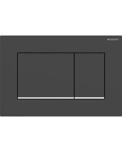Geberit Sigma30 Betätigungsplatte 115883141 schwarz matt lackiert, hochglanz verchromt