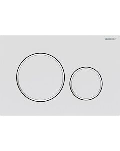 Geberit Sigma20 Betätigungsplatte 115882JT1 Platte und Tasten weiss matt lackiert