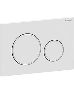 Geberit Sigma20 Betätigungsplatte 115882JT1 Platte und Tasten weiss matt lackiert