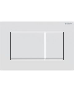 Geberit Sigma30 Betätigungsplatte 115883JT1 weiss matt lackiert, hochglanz verchromt