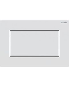 Geberit Sigma30 Betätigungsplatte 115893JT1 weiss matt lackiert, hochglanz verchromt