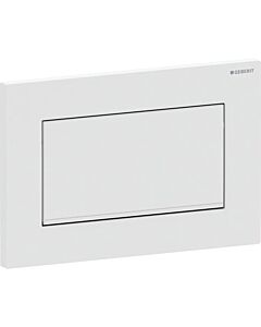 Geberit Sigma30 Betätigungsplatte 115893JT1 weiss matt lackiert, hochglanz verchromt