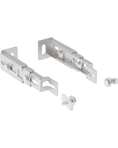 Geberit pied Duofix 111064001 galvanisé, réglable en profondeur, pour paroi arrière, 2 pièces