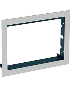 Geberit Gis Fertigbaurahmen 115425FW1 Edelstahl gebürstet, für Waschtisch
