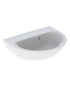 Geberit Renova Handwaschbecken 500499018 50 x 40 cm, weiß/KeraTect, ohne Hahnloch, mit Überlauf