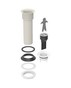 Geberit Ablaufgarnitur-Set 500673001 Ablaufgarnitur und Ablaufsiebheber, für wasserlose Urinale