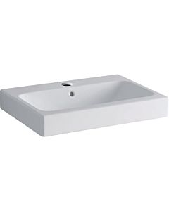 Geberit iCon Aufsatz Waschtisch 124560600 60x48,5cm, weiß KeraTect, mit Hahnloch