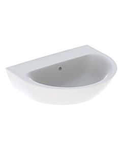 Geberit Renova Waschtisch 500659018 60 x 48 cm, weiß/KeraTect, ohne Hahnloch, mit Überlauf