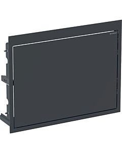 Geberit Gis prefabricated set 115420DW1 jet black RAL 9005, for washbasin floating design