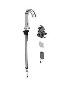 Geberit Piave infrared basin mixer 116183211 standing installation, battery operation, concealed function box, high-gloss chrome-plated, without mixer