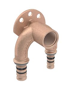 Geberit Mepla double connection angle 601273005 Ø 16mmxRp 1 / 2x16mm, gunmetal, 90 degree