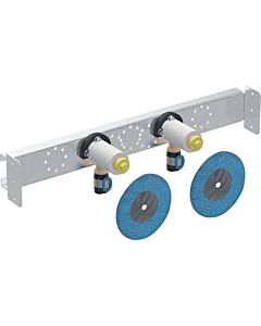 Geberit FlowFit Anschluswinkel 619671001 DN 15, Ø 20 mm, Rp 1/2, 50 cm, 90Grad, Trockenbau
