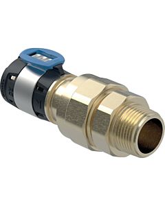 Geberit FlowFit Übergangsverschraubung 620580001 DN 12/15, Ø 16 mm, R 1/2, G 3/4, 8,7 cm