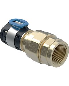 Geberit FlowFit adapter fitting 620601001 DN 15, Ø 20 mm, R 2000 / 2, G 3/4, 8.5 cm