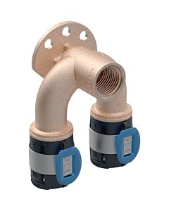 Geberit Coude de raccordement double FlowFit 620831001 DN 12/15/15, Ø 16/20 mm, Rp 2000 / 2, 90 degrés