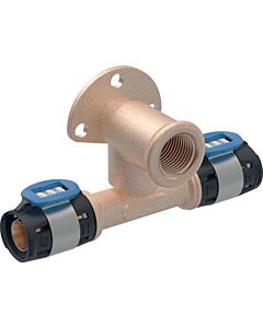 Geberit raccordement FlowFit match0 620951001 Ø 20/20 mm, Rp 2000 / 2, 36 mm, 90 degrés, déport