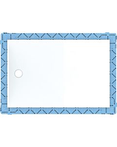 Geberit Setaplano rectangular shower area 154268111 white-alpine, 160 x 80 x 4.5 cm