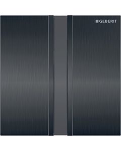 Geberit commande d&#39;urinoir infrarouge Typ 50 116036QD1 avec commande électronique de rinçage, fonctionnement sur batterie, chrome brossé / noir