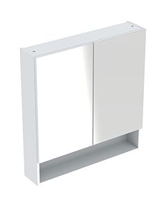 Geberit Renova armoire à glace Plan 502366011 78,8 cm, blanc , laqué brillant, avec 2 portes