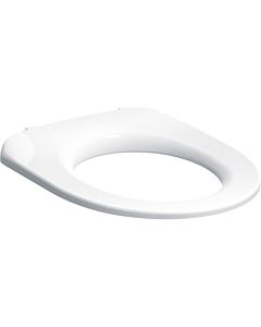 Geberit iCon WC-Sitzring 501875001 barrierefrei, Scharniere Edelstahl, weiß