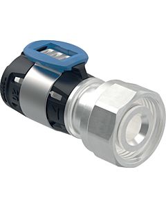 Geberit FlowFit 619260221 Ø 16 mm x G 3/4, 61 mm, pour Eurocone, avec écrou-raccord