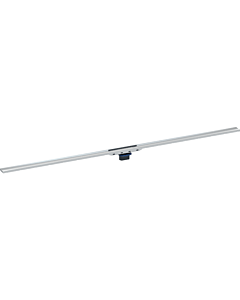 Geberit CleanLine caniveau de douche 154440KS1 30-90 cm x 4,4 cm, acier inoxydable brossé, au ras du sol