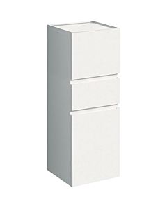 Geberit Renova Plan armoire haute 501922011 39x105x36cm, 2 portes, tiroir 2000 , blanc , laqué brillant