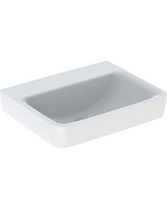 Geberit Renova Plan washbasin 501635008 55x44cm, without tap hole, without overflow, white KeraTect